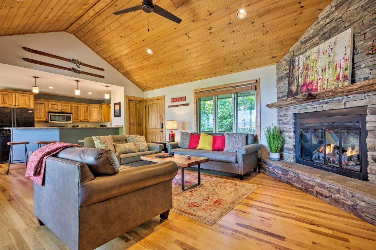 Cabin With Hot Tub And Mountain Views Less Than 5 Mi To Boone Блоуинг Рок Екстериор снимка
