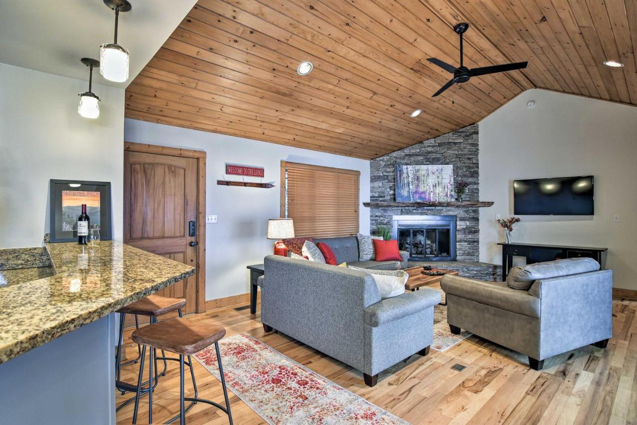Cabin With Hot Tub And Mountain Views Less Than 5 Mi To Boone Блоуинг Рок Екстериор снимка