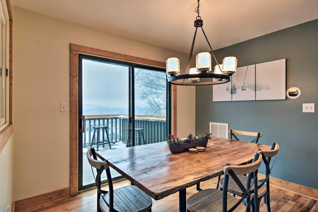 Cabin With Hot Tub And Mountain Views Less Than 5 Mi To Boone Блоуинг Рок Екстериор снимка