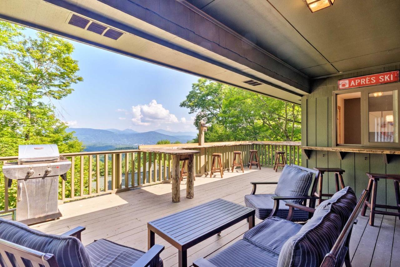 Cabin With Hot Tub And Mountain Views Less Than 5 Mi To Boone Блоуинг Рок Екстериор снимка