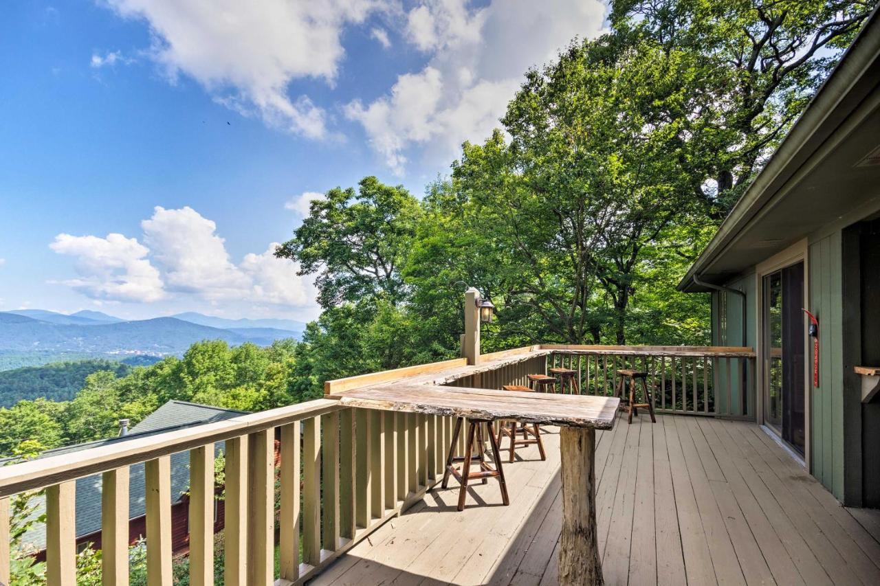 Cabin With Hot Tub And Mountain Views Less Than 5 Mi To Boone Блоуинг Рок Екстериор снимка